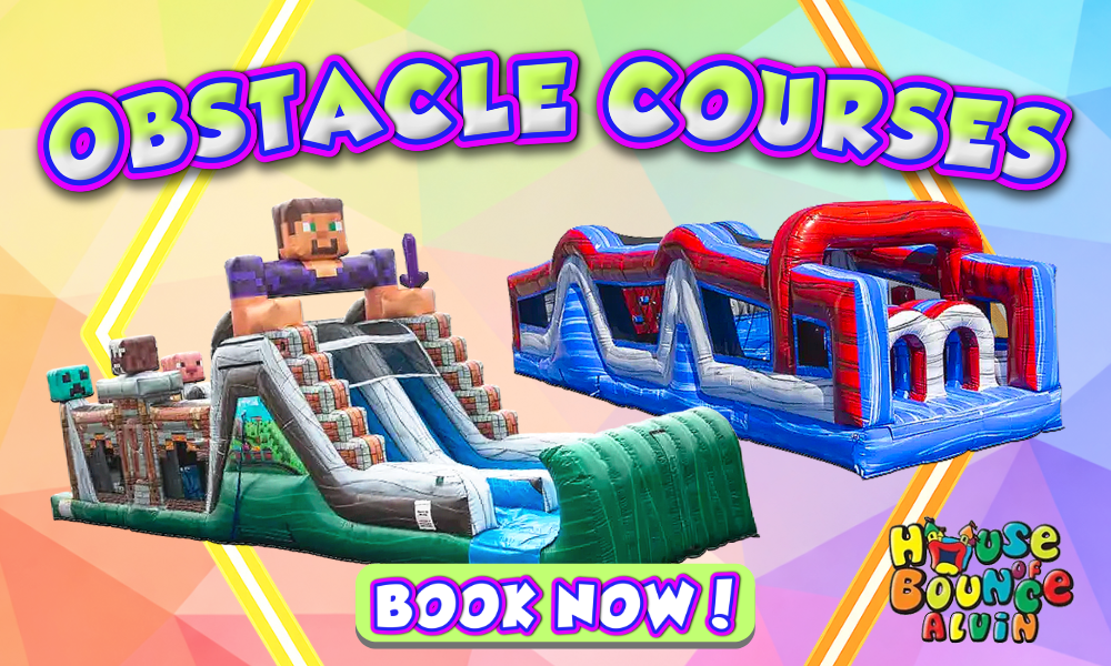 Obstacle Course Rentals - House Of Bounce Alvin